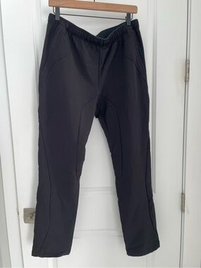 Paskho Pull On Travel Performance Pants Size XL Black Minimalist Athleisure